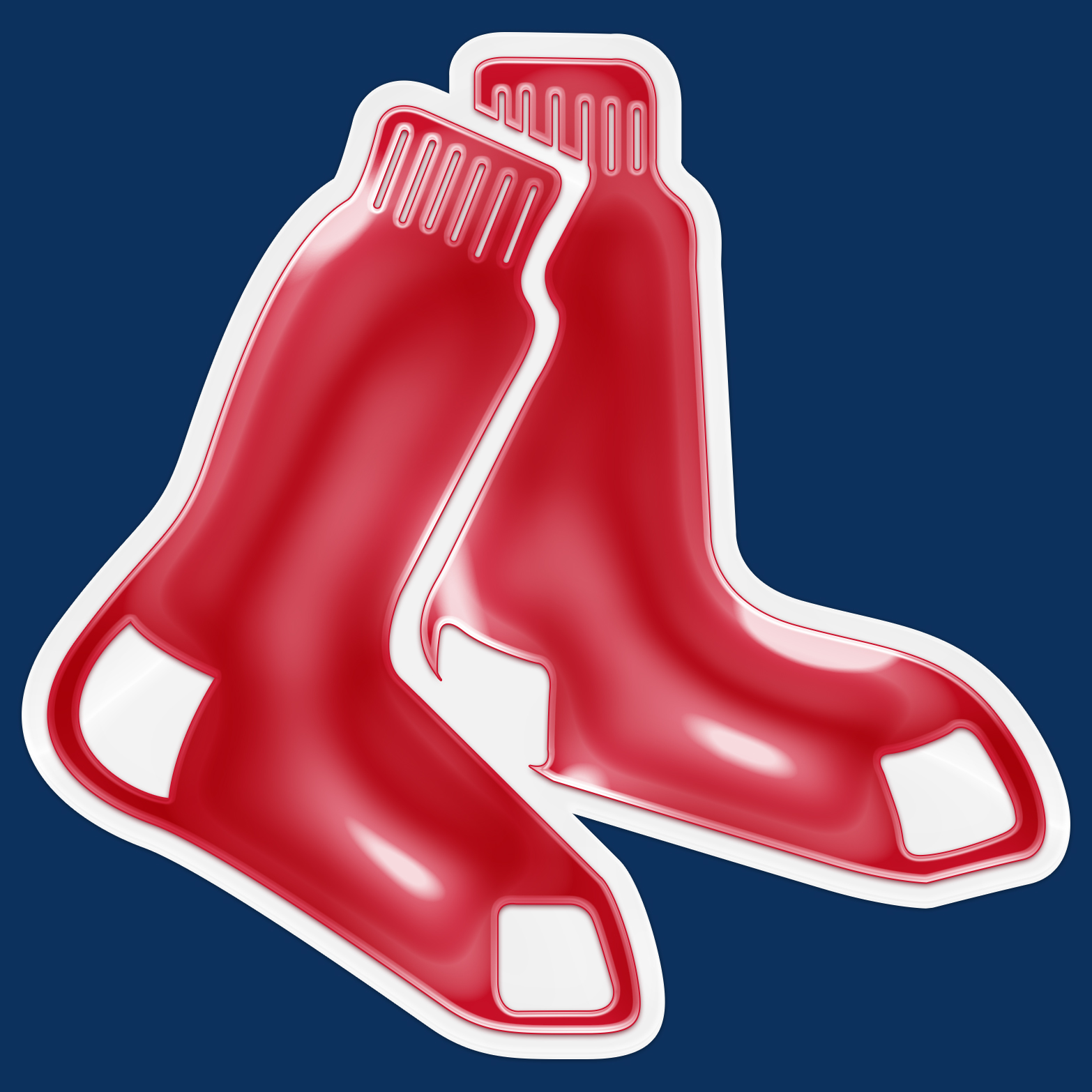 Boston Red Sox Crystal Logo iron on paper